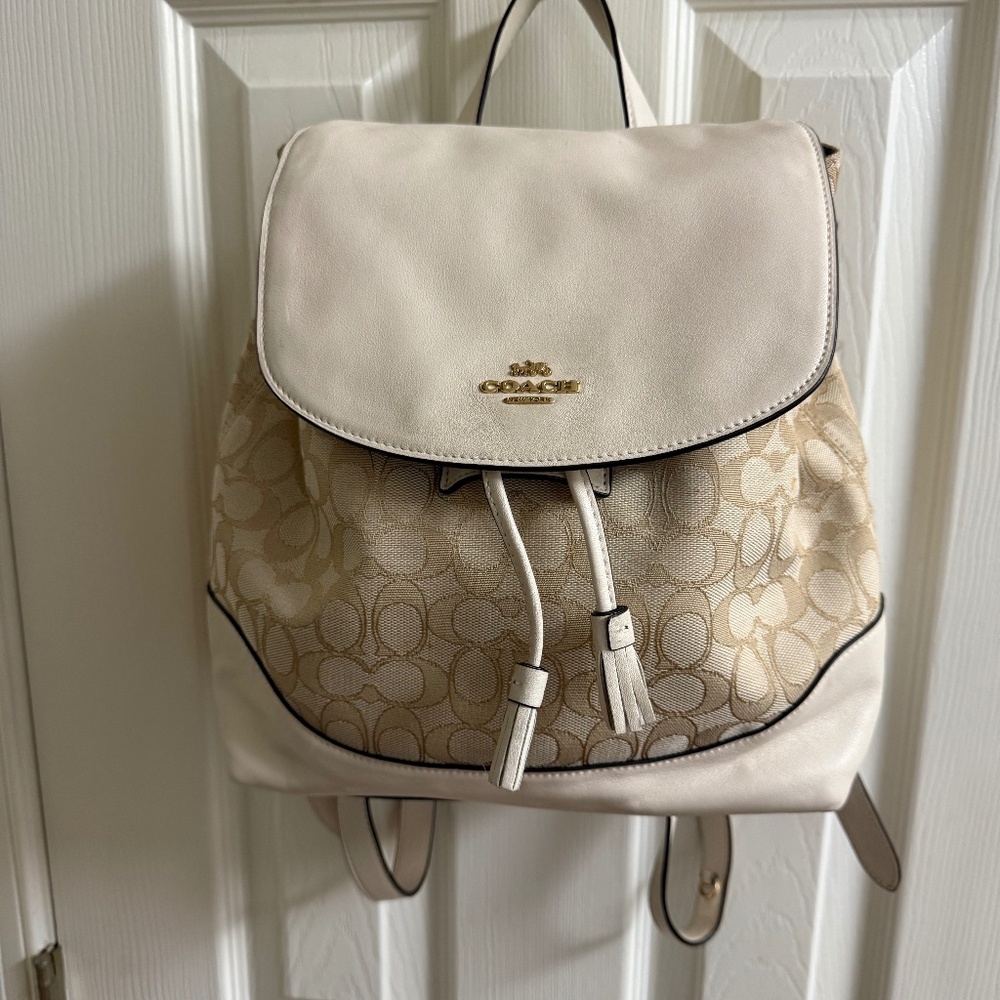 Coach Signature backpack